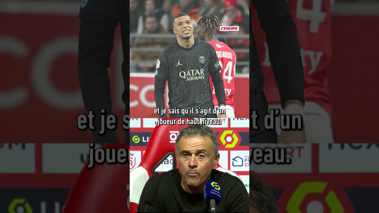 Luis Enrique N Est Pas Satisfait De Kylian Malgr Le Tripl De Mbapp