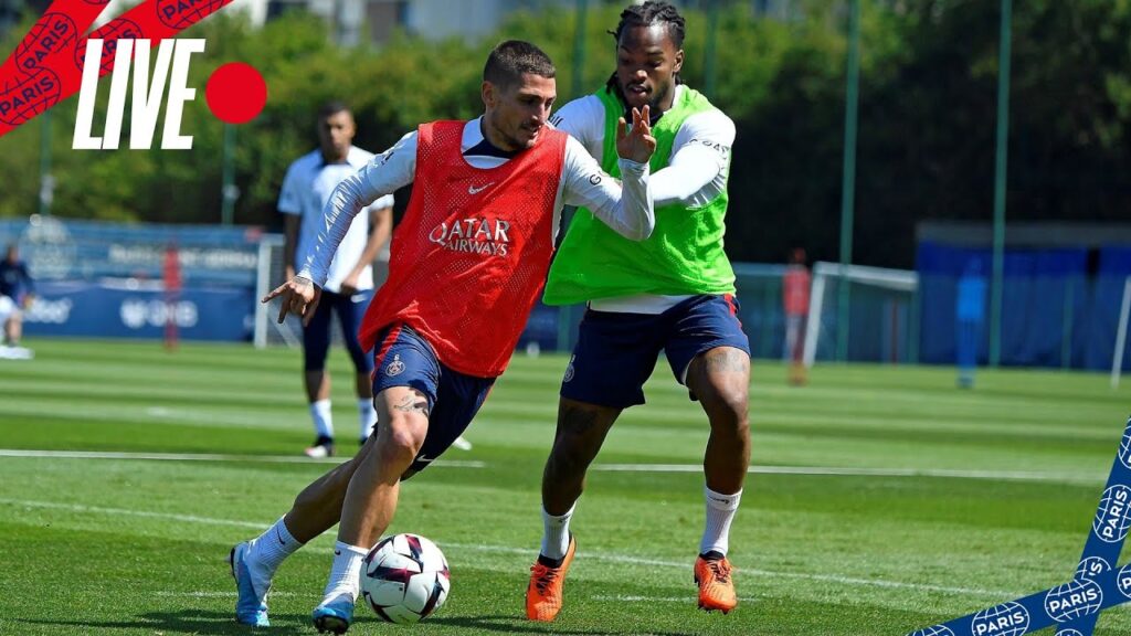 ⚽️ 15 minutes training session pre paris saint germain – clermont foot 63 🔴🔵