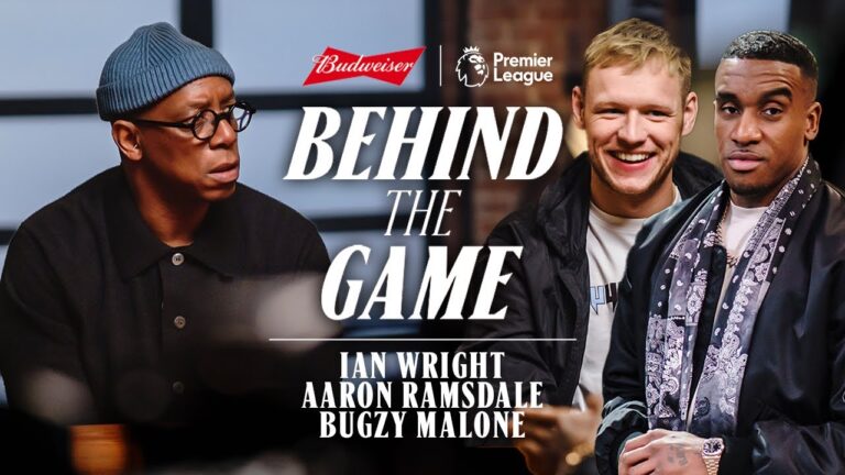 aaron ramsdale se souvient du moment où il a rejoint arsenal | derrière le jeu avec bugzy malone