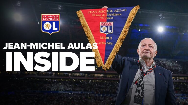 au plus près de jean michel aulas lors d’ol / reims | olympique lyonnais