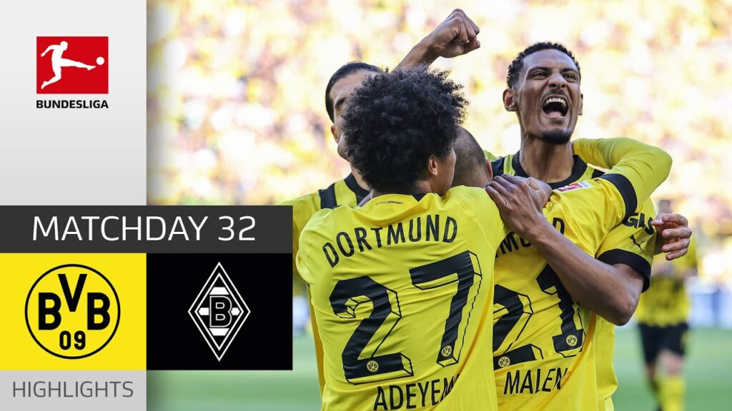 bvb avec une première mi temps incroyable ! | borussia dortmund – borussia m’gladbach 5 2 | md32 – bundesliga 22/23