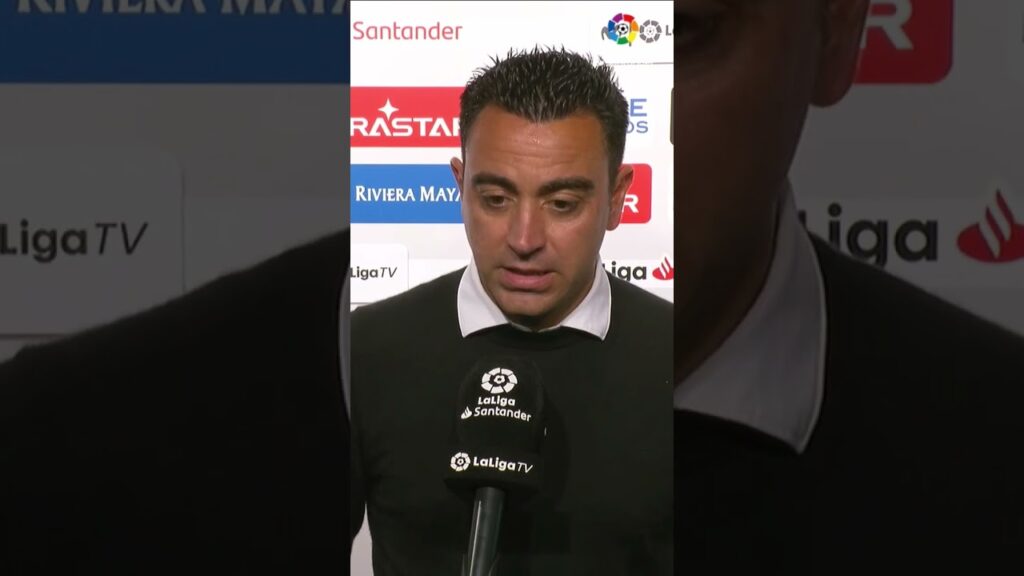 c’est ainsi que xavi ! 🔵🔴 #short #laligasantander #barça #xavihernandez