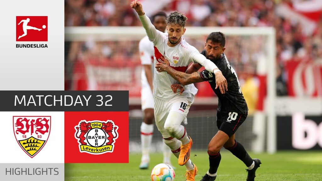 deux pénalités pour un match nul | vfb stuttgart – leverkusen 1 1 | faits saillants | dm 32 – bundesliga 2022/23