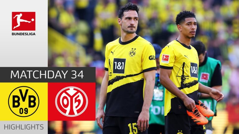 dortmund heartache alors que le titre s’éloigne | bvb – 1. fsv mayence 05 | faits saillants | md 34 – bouli 2022/23