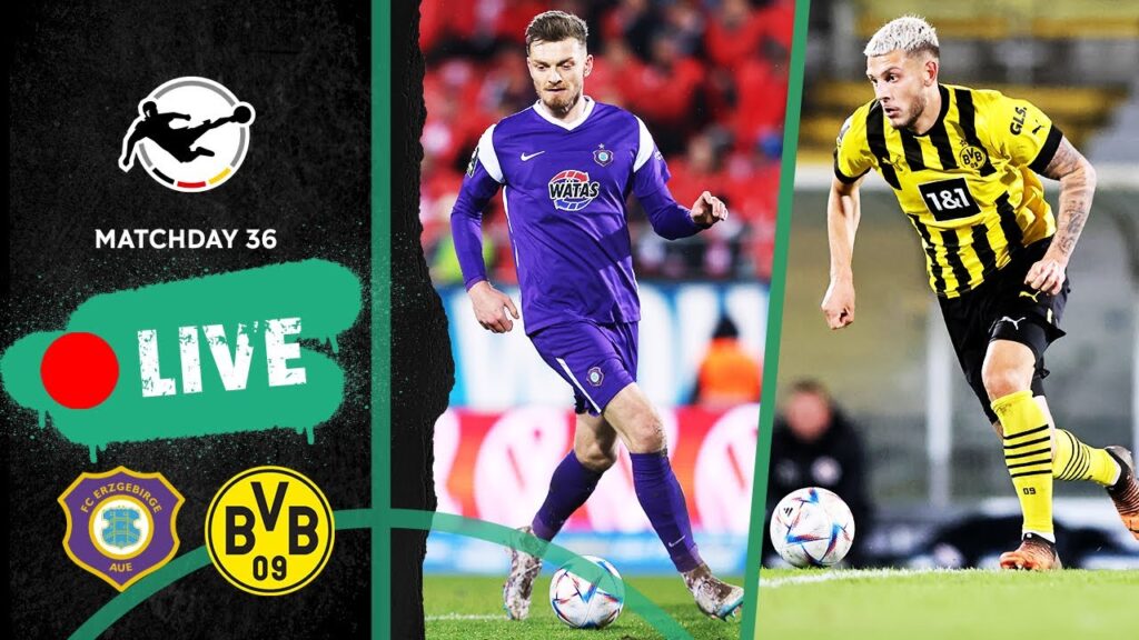 en direct 🔴 aue – dortmund ii | jeu complet | 3e division 2022/23 | 36e journée