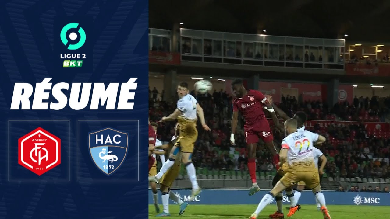 fc annecy – havre ac (1 – 0) – résumé – (fca – hac) / 2022 2023