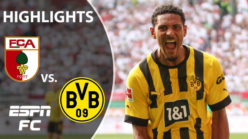 fc augsbourg vs. borussia dortmund | faits saillants de la bundesliga |