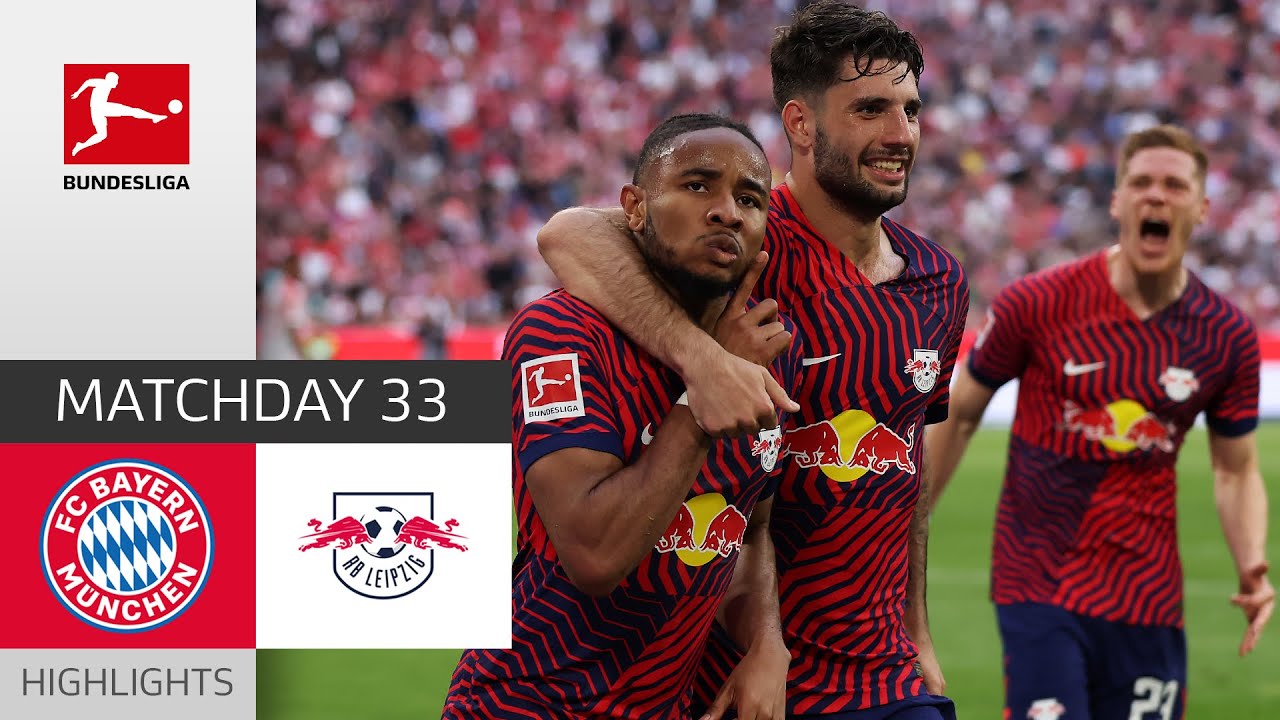 incroyable!!! rb déchire le bayern ! | bayern – leipzig 1 3 | faits saillants | dm 33 – bundesliga 22/23