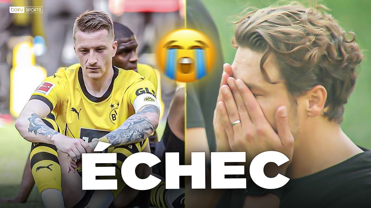 😥 les larmes de dortmund après la défaite face à mayence !