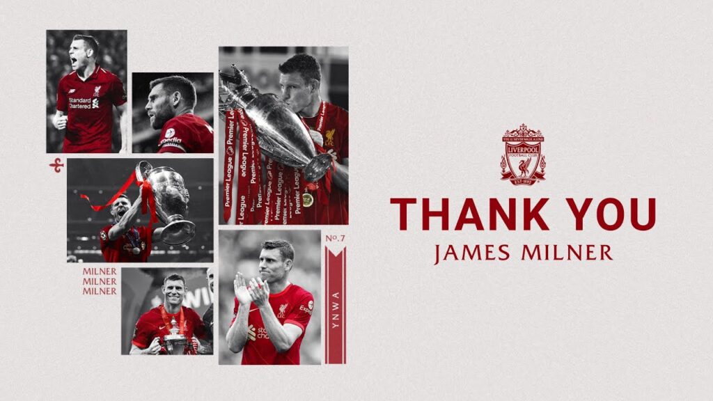 merci milly ! l’hommage du liverpool fc à james milner