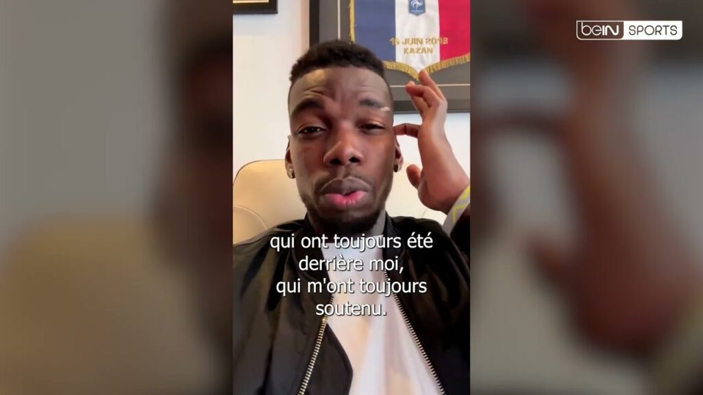 🗨️ paul pogba sort du silence après l’annonce de sa fin de saison !