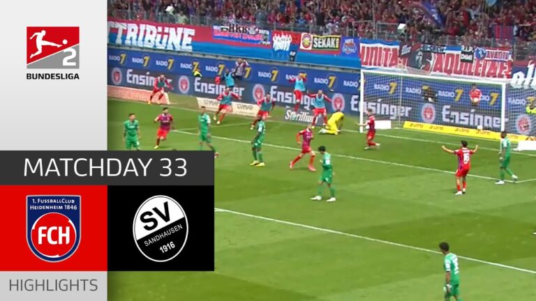 promotion le rêve est proche ! | 1 fc heidenheim – sv sandhausen 1 0 | faits saillants | md 33 – bundesliga 2