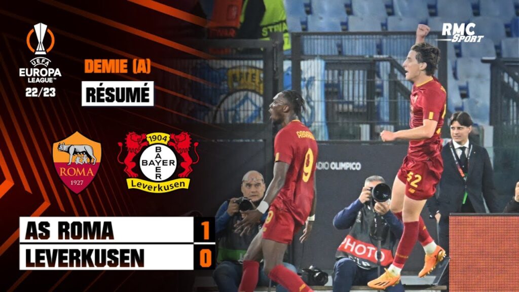 résumé : as roma 1 0 leverkusen – europa ligue (1/2 finale aller)