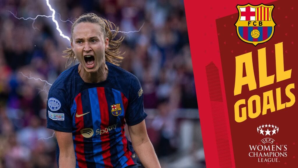 🔥⚽ route vers la finale de la ligue des champions i tous les buts en uwcl 🔵🔴