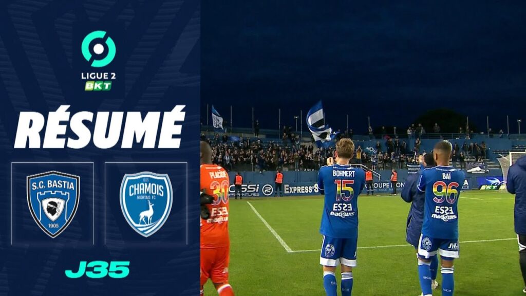 sc bastia – chamois niortais fc (2 – 1) – résumé – (scb – cnfc) / 2022 2023