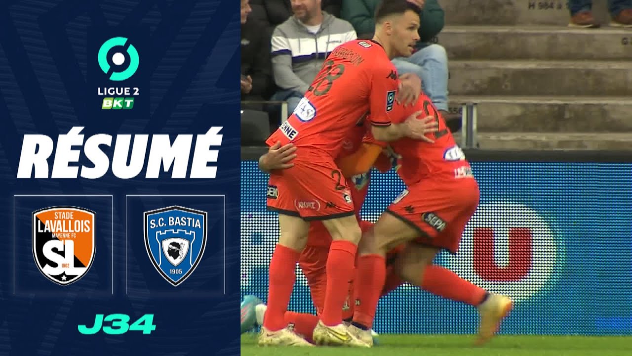 stade lavallois mfc – sc bastia (2 – 1) – résumé – (laval – scb) / 2022 2023