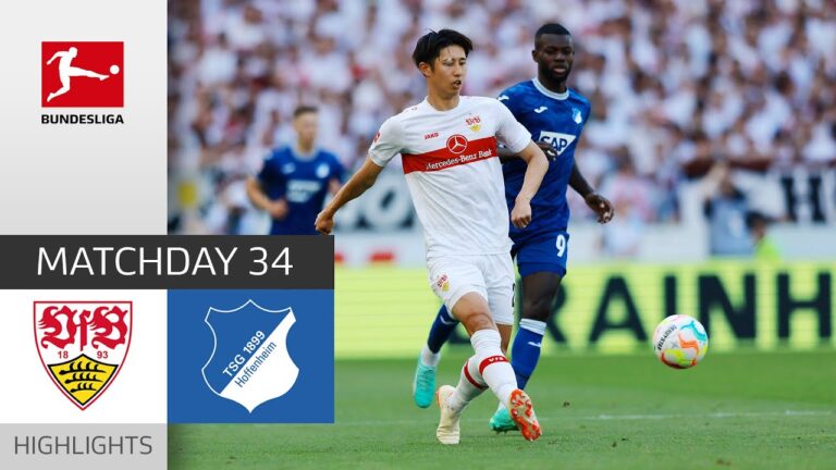 stuttgart face au barrage de relégation | vfb stuttgart – tsg hoffenheim | faits saillants | md 34 bouli 22/23