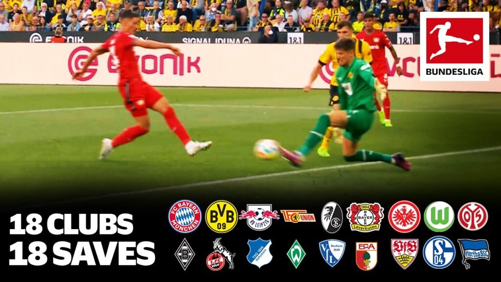 18 clubs 18 save 🧤 les meilleurs arrêts de chaque club de bundesliga 2022/23