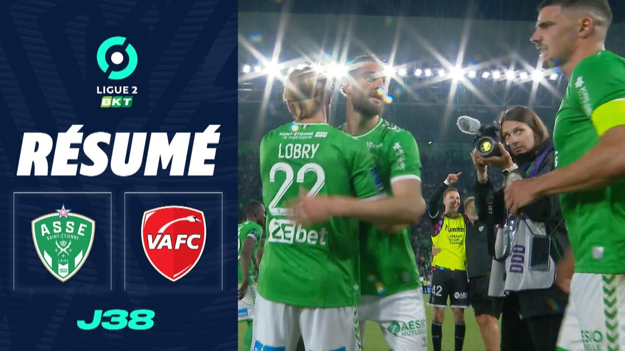 as saint Étienne – valenciennes fc (2 – 0) – résumé – (asse – vafc) / 2022 2023