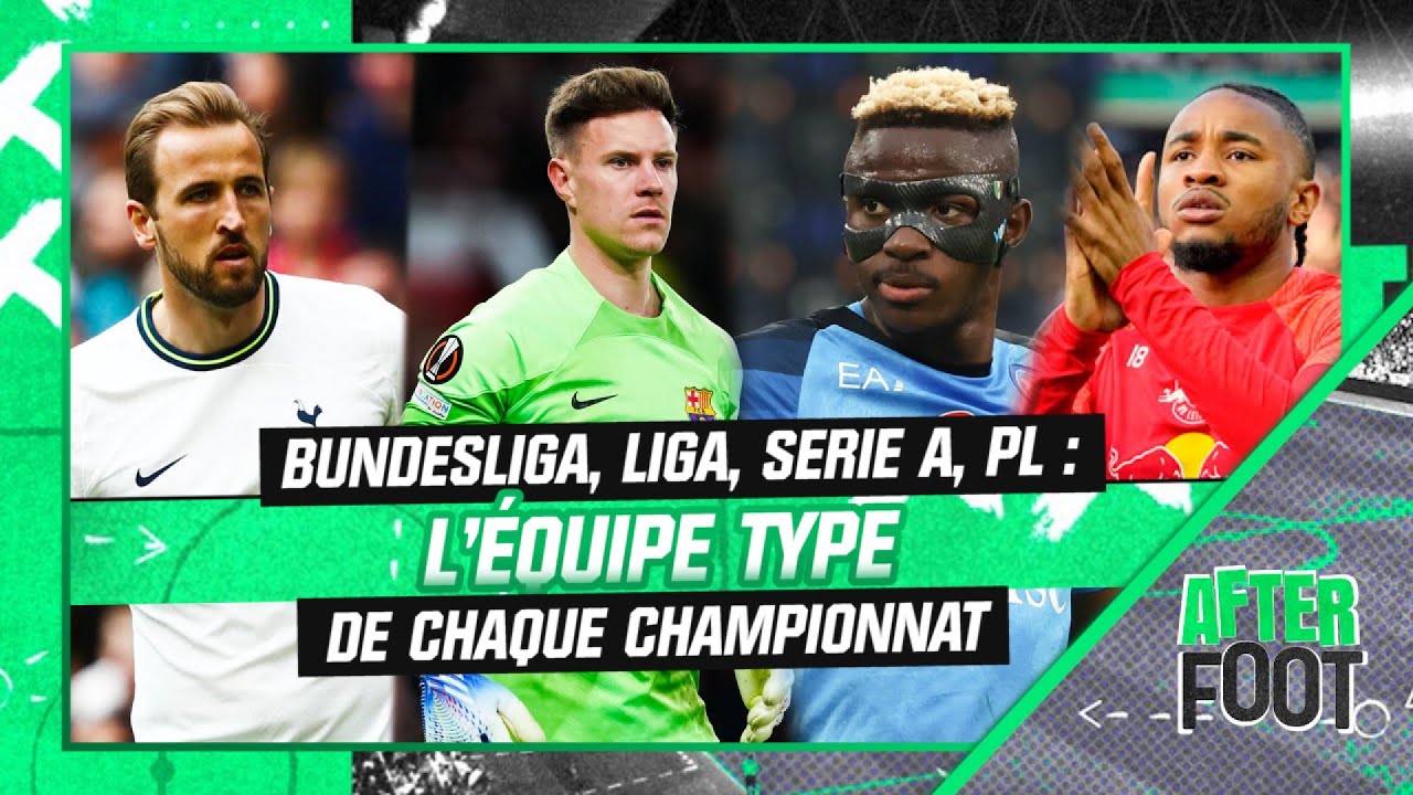 bundesliga, liga, serie a, premier league : l’équipe type de chaque championnat par l’after foot