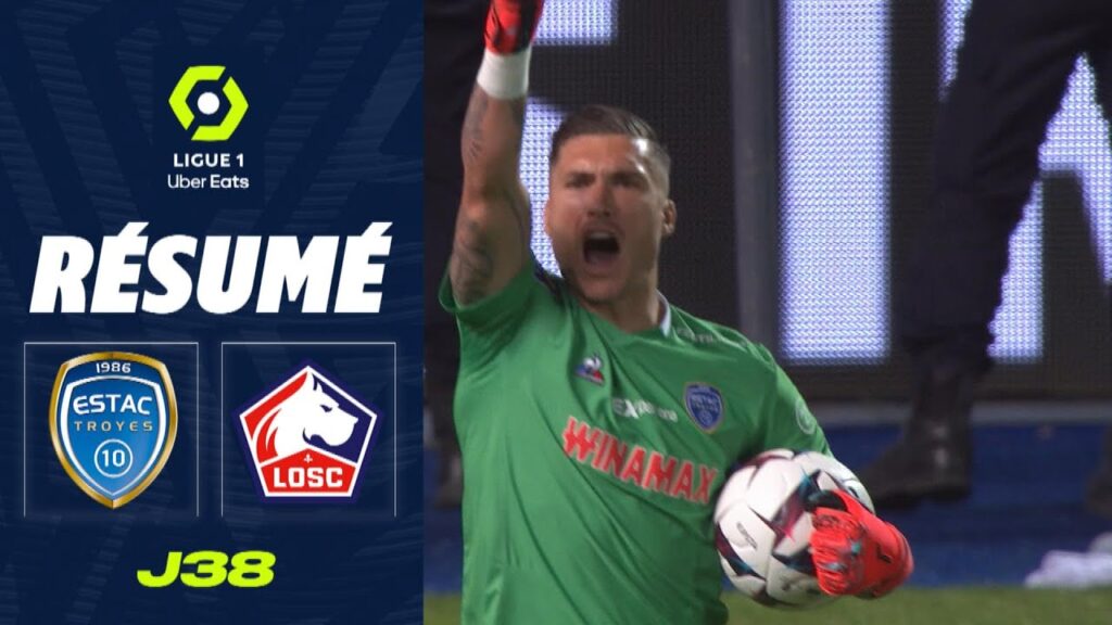 estac troyes – losc lille (1 – 1) – résumé – (estac – losc) / 2022 2023