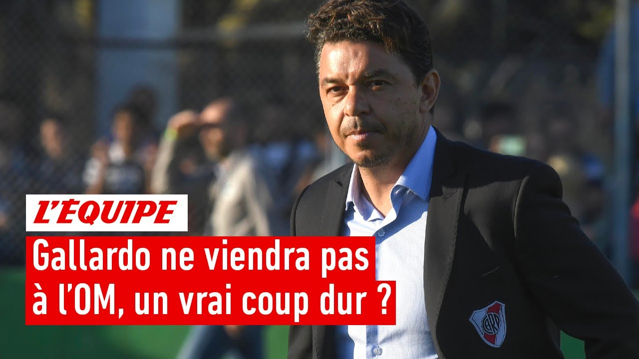 gallardo ne sera pas l’entraîneur de l’om, est ce un vrai coup dur ?