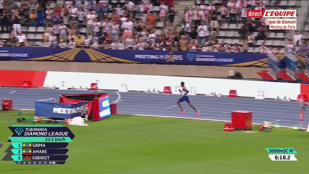 girma bat le record du monde du 3000m steeple – athlé – ld – paris