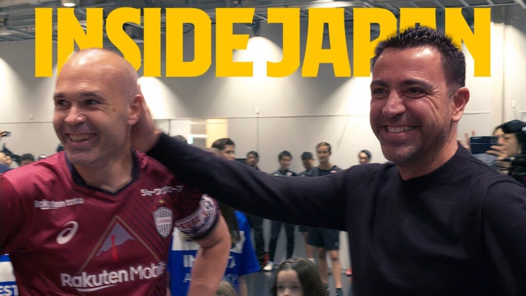 inside japan i vissel kobe – barÇa (jeu hommage À iniesta) 🇯🇵 🔵🔴