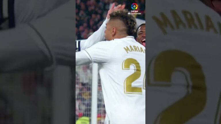 le superbe but de mariano…😱 🧐 🤍 #shorts #laligasantander #mariano #realmadrid #elclasico