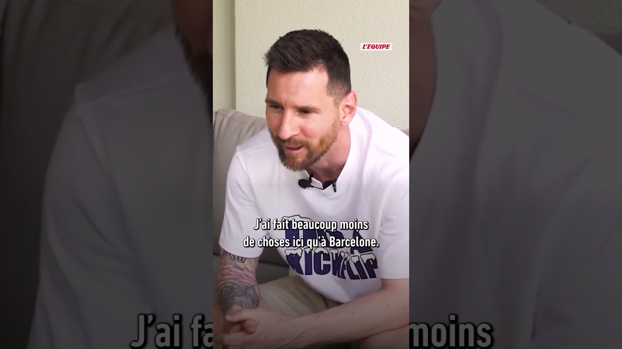 lionel messi sur son passage au psg : 