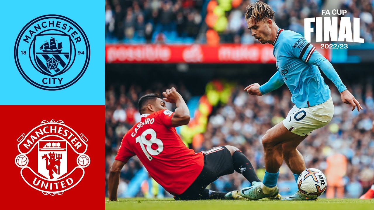 man city contre manchester united | le tout premier derby de manchester dans une finale de fa cup !