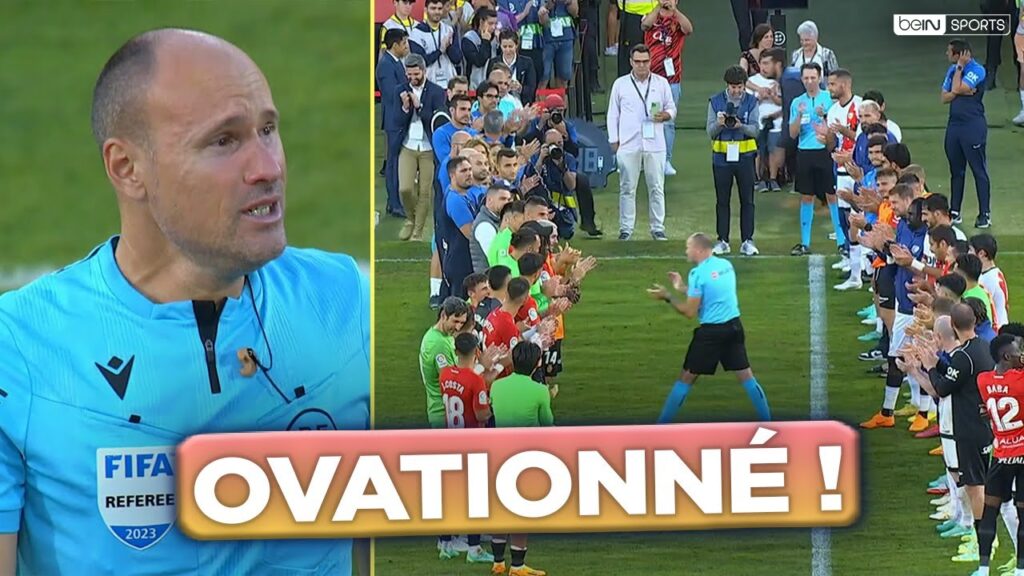 🥹 mateu lahoz fait ses adieux en larmes et sous l’ovation du public !