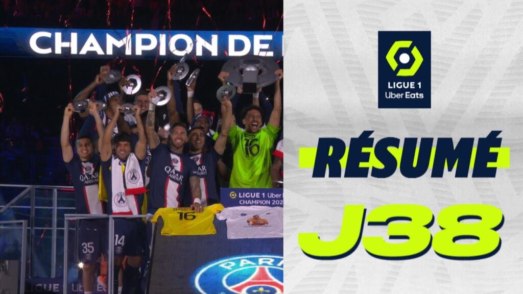 résumé 38ème journée – ligue 1 uber eats / 2022 2023