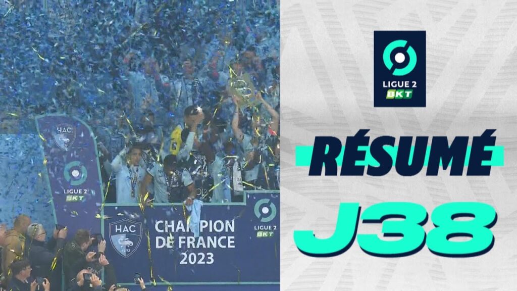 résumé 38ème journée – ligue 2 bkt / 2022 2023