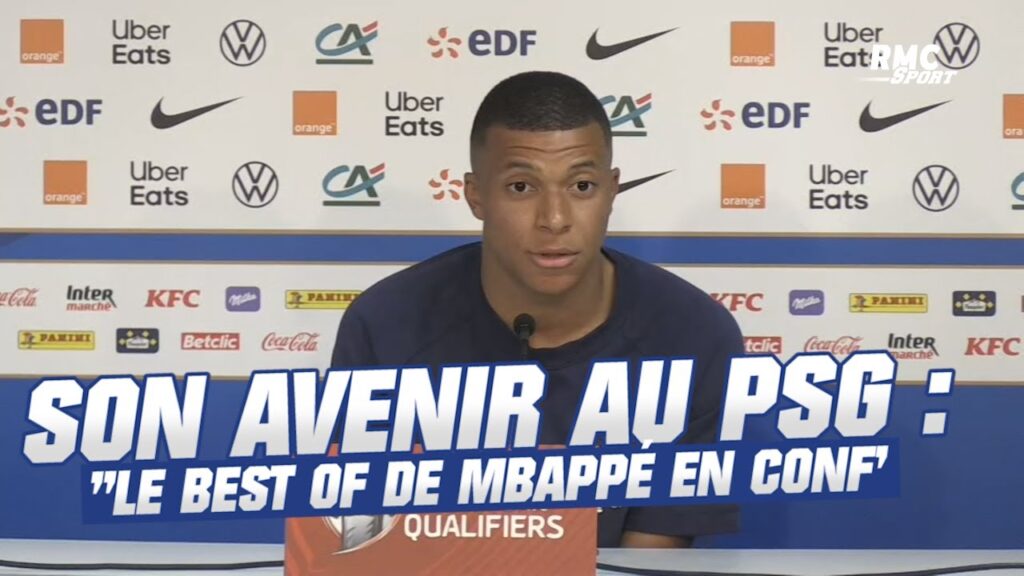 son avenir incertain au psg : le best of de mbappé en conférence de presse avant gibraltar france