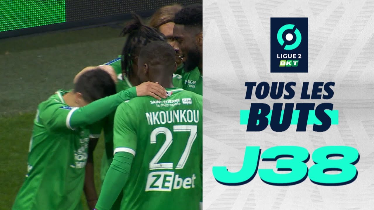 tous les buts de la 38ème journée – ligue 2 bkt / 2022 2023