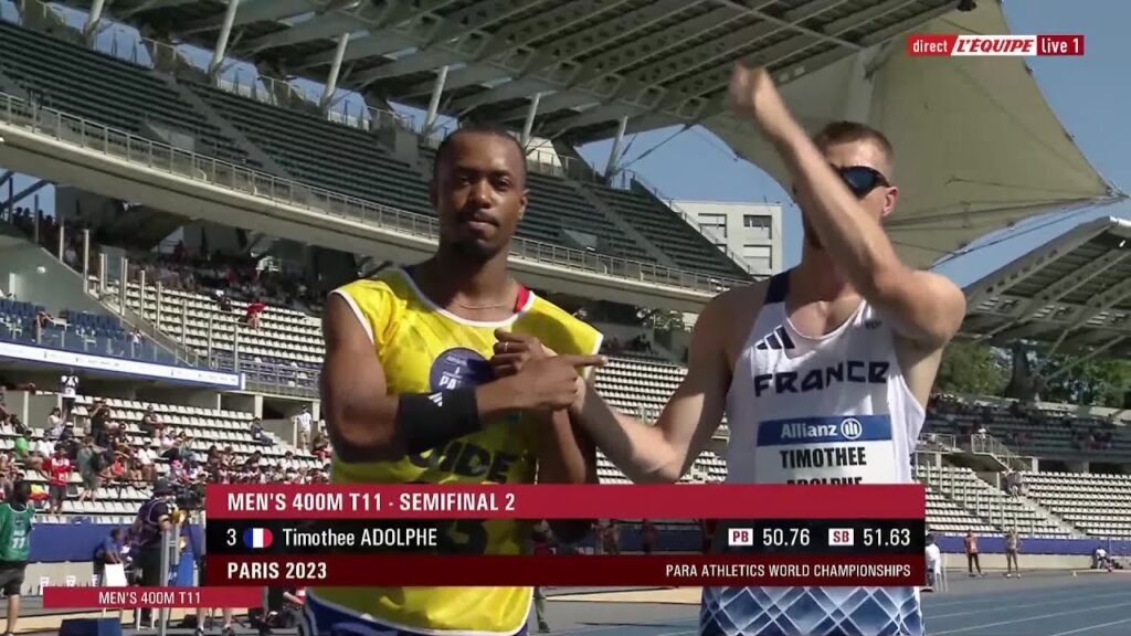 adolphe et makunda qualifiés pour la finale du 400 m – para athlétisme – mondiaux (h)