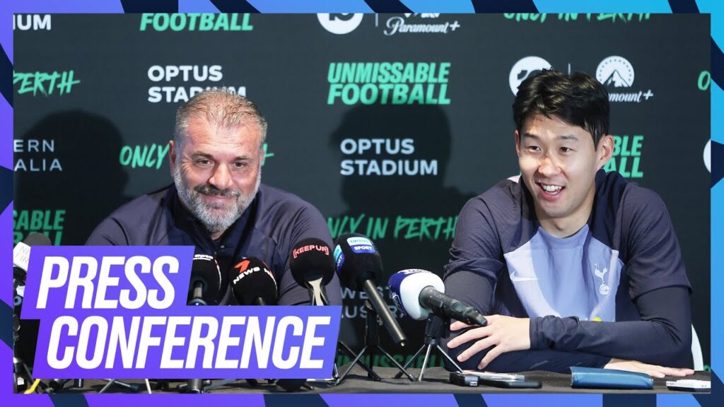 confÉrence de presse postecoglou & son avant west ham À perth