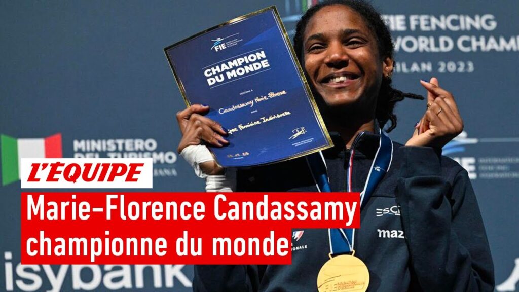 escrime – marie florence candassamy sacrée championne du monde d’épée : le résumé de sa victoire