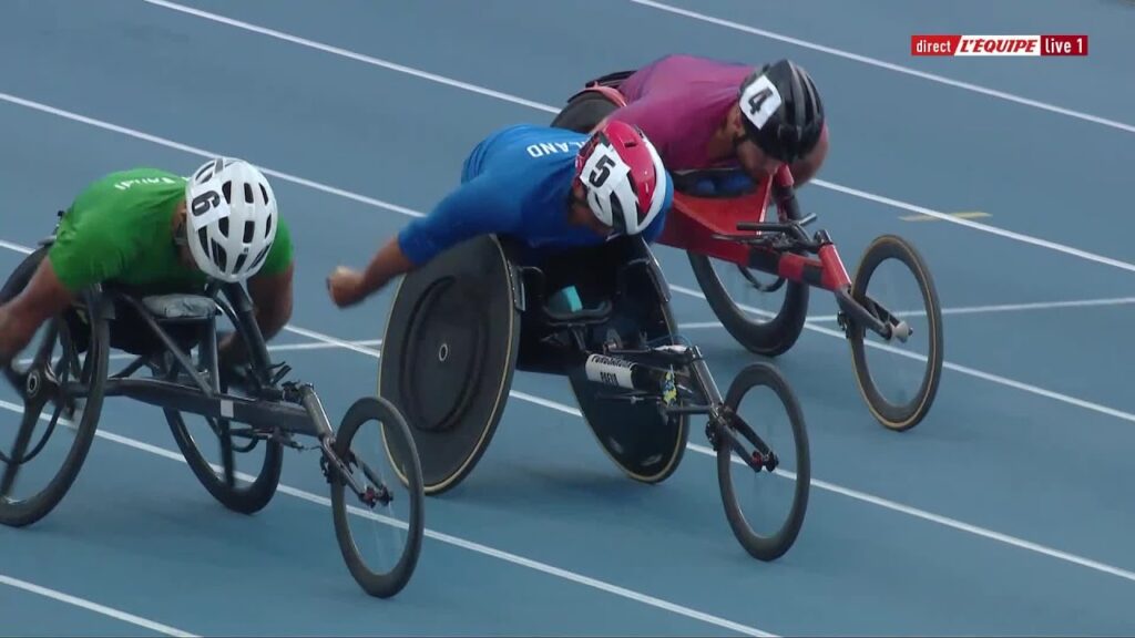 fairbank 6e de la finale du 100m t53 – para athlétisme – mondiaux (h)