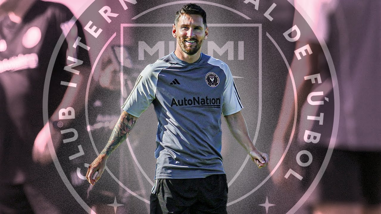 messi, son premier entraînement avec l’inter miami