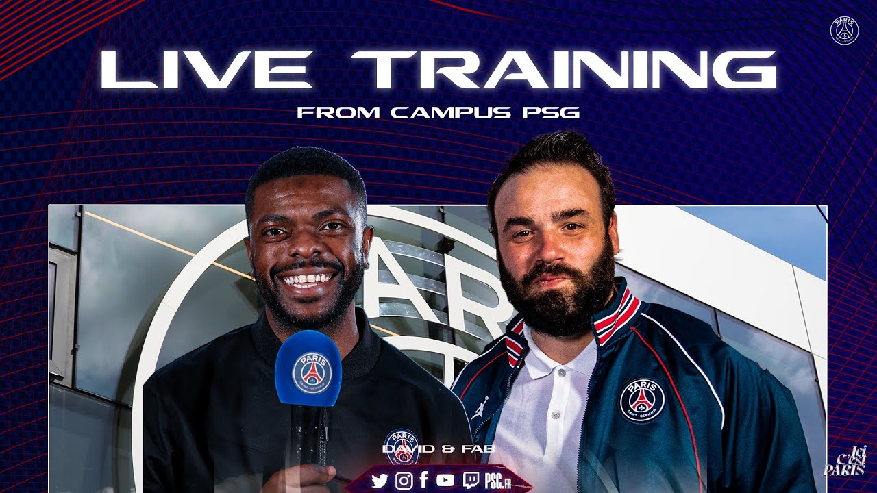 paris saint germain training session live from the psg campus 🔴🔵