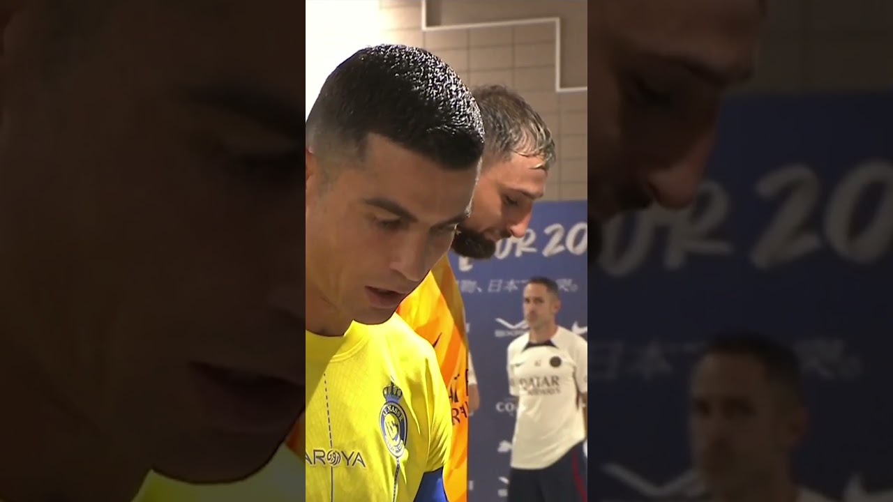 😍 quand cristiano ronaldo réconforte un petit fan ému aux larmes ! #shorts