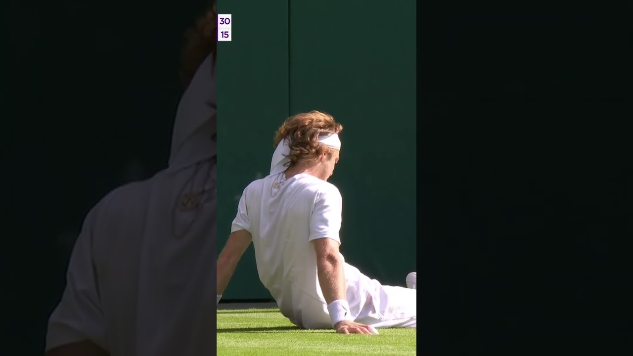 😲 quand rublev laisse bublik bouche bÉe après un plongeon de fou furieux ! #shorts