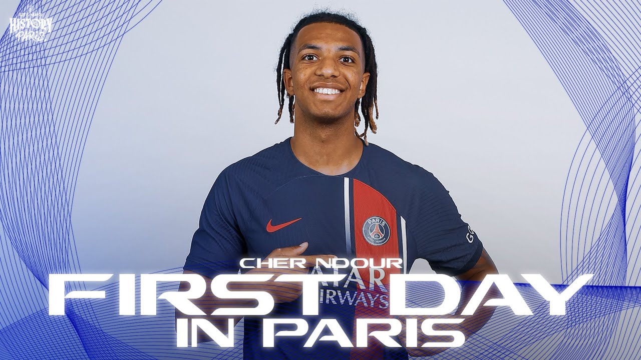 🥰 the first day of cher ndour in paris! 🔴🔵 #welcomendour