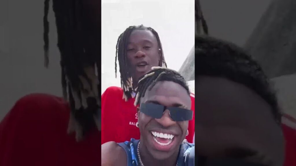 🤣 vinicius et camavinga s’éclatent au brésil ! #shorts