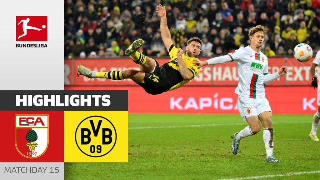 Bvb Encore Une Fois Contraint Au Match Nul Augsbourg Borussia Dortmund 1 1 Résumé 