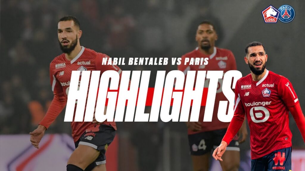 la démonstration xxl de nabil bentaleb contre le psg 💪🔥