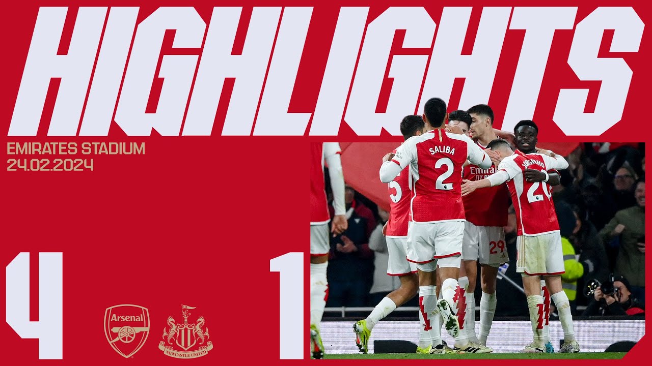 Résumé Du Match : Arsenal écrase Newcastle United Avec Gabriel, Havertz ...