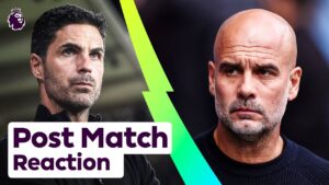 conférence de presse après le match : pep guardiola et mikel arteta réagissent